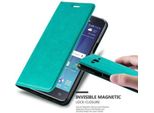 Cadorabo Custodia Per Samsung Galaxy J5 2015 Custodia Protettiva In Turchese Custodia Per Cellulare Cover Chiusura Magnetica