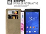Cadorabo Custodia Per Sony Xperia Z3 Compact Custodia In Marrone Custodia Protettiva Custodia Per Cellulare Custodia Cover