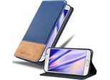 Cadorabo Custodia Per Samsung Galaxy S6 Custodia Protettiva In Blu Shandy Custodia Book Case Custodia In Similcuoio