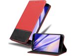 Cadorabo Custodia Per Samsung Galaxy S7 Edge Custodia Protettiva In Rosso Shandy Custodia A Libro Custodia In Similcuoio
