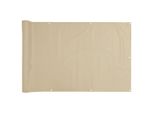 Vidaxl Schermo Privacy Per Balcone In Tessuto Oxford 75X400 Cm Beige