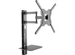 Televisore Supporto Da Parete Per Tv Con Ripiano Per Dvd Supporto Per Ripiano Vesa 100-400