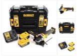 Smerigliatrice Angolare A Batteria Dewalt Dcg 406 P2 18V 125Mm Senza Spazzole + 2X Batteria 5,0Ah + Caricabatterie + Tstak
