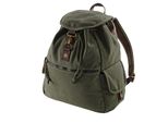 Quadra QD612 | Zaino / Zaino In Tela Vintage | 30 X 36 X 16 Cm - Colore: Verde Militare Vintage - Dimensioni: 30 X 36 X 16 Cm
