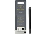 Parker 1950402 Parker Tintenpatrone Quink Schwarz 5 StüCk