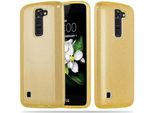 Cadorabo Cover Per Lg K7 2016 Cover Protettiva In Tpu Oro Custodia Per Telefono Cellulare Custodia Rigida Custodia Glitter Glitter