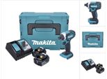 Makita Dtd 152 Rfj 18V Avvitatore Ad Impulsi A Batteria In Valigetta Makpac + 2X Batterie Bl 1830 3,0 Ah + Caricatore Rapido Dc 18 Rc