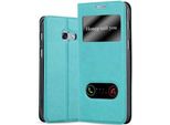 Cadorabo Custodia Protettiva Per Samsung Galaxy A5 2017 Cover In Turchese Custodia Del Telefono Cellulare Custodia A Libro Custodia