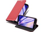 Cadorabo Custodia Per Lg Stylus 3 Custodia Protettiva In Rosso Custodia Per Cellulare Cover Chiusura Magnetica