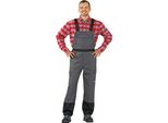 Pantaloni Con Pettorina E Bretelle Weld Shield Taglia 58 Grigio/Nero