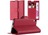 Cadorabo Custodia Per Sony Xperia Xa Custodia Protettiva In Rosso Custodia Per Cellulare Cover Chiusura Magnetica