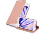 Cadorabo Custodia Per Cellulare Per Samsung Galaxy S5 Mini / S5 Mini Duos Custodia Protettiva In Rosa Cover Etui Book Case Booklet