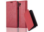 Cadorabo Custodia Per Samsung Galaxy Note 3 Neo Custodia Protettiva In Rosso Custodia Per Cellulare Cover Chiusura Magnetica