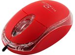 Esperanza TM102R Mouse Cablato In Titanio (Rosso)