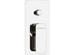 Sapho Spy - Miscelatore Da Incasso Per Doccia Con Corpo, 2 Uscite, Cromo PY42
