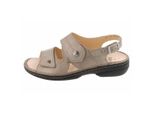 Finn Comfort Milos Sandalo Comodo Da Donna, Fango, Pelle, Soletta Libera - Scarpe Da Donna Sandalo Comodo / Soletta Libera, Multicolore, Pelle&Nbsp