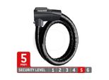 Trelock Pk Serratura A Cavo Corazzato 560/100/26 Mm Nero