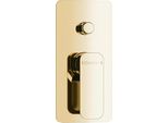 Sapho Spy - Miscelatore Da Incasso Per Doccia Con Corpo, Per 2 Apparecchi, Oro PY42/17