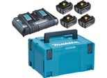Makita Lxt - BatterieladegeräT + Batterie 4 X - Li-Ion - 6 Ah - 108 Wh