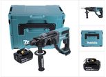 Makita Dhr 202 T1J Martello Combinato A Batteria 18V / 2,0J / Sds Plus + 1X Batteria 5,0Ah + Valigetta Makpac - Senza Caricabatterie