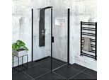 Zoom Line Black Cabina Doccia Rettangolare 800X1000Mm Variante L/R