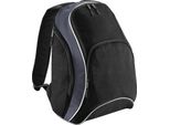 Zaino Bagbase Teamwear, 21 Litri BC1314 (Taglia Unica) (Nero/Grigio/Bianco)