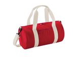 Bagbase Mini Barrel Borsa Sportiva BC3662 (Taglia Unica) (Rosso/Bianco Sporco)