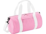 Bagbase Mini Barrel Borsa Sportiva BC3662 (Taglia Unica) (Rosa/Bianco)