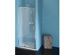 Polysan Easy Line - Porta Doccia Girevole 760-900 Mm, Vetro Brick EL1638