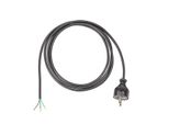 Cavo Di Alimentazione Bachmann H03VV-F 3G0,75 2M, Nero, Confezionato Singolarmente
