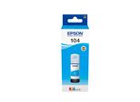 Epson 104 Ecotank Cyan Ink Bottle - Ciano - Epson - Ecotank ET-4700 Ecotank ET-2726 Ecotank ET-2720 Ecotank ET-2715 Ecotank ET-2714 Ecotank ET-2712... - 65 Ml - Ad Inchiostro - Multicolore