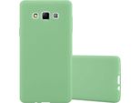 Cadorabo Custodia Per Samsung Galaxy A7 2015 Custodia Protettiva In Verde Custodia Del Telefono Cellulare Tpu Silicone Custodia Cover