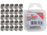 Bgs Inserti Filettati Di Ricambio M8 X 1,0 Mm 25 Pezzi - 9427-1