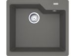 Franke Urban Ubg 610-56 Lavello In Stone Grey Con Manopola Di Comando Eccentrica In Acciaio Inox / Dimensioni Del Foro 540 X 480 Mm R15 / Lavello In Granito