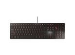 Cherry Kc 6000 Slim - Tastatur - Usb - Englisch (Usa) Mit Euro-Symbol - Schwarz (JK-1600EU-2)