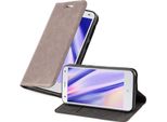 Cadorabo Custodia Per Zte Blade S6 Custodia Protettiva In Marrone Custodia Del Telefono Cellulare Custodia Cover Chiusura Magnetica