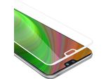 Cadorabo Pellicola Blindata Per Huawei P20 Pellicola Protettiva In Bianco A Schermo Intero Vetro Temperato Di Protezione Del Display