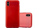 Custodia Cadorabo Per Apple Iphone X / Xs Custodia Protettiva In Tpu Rosso Protettivo Custodia In Silicone Cover