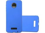 Cadorabo Cover Per Motorola Moto Z Cover Protettiva In Blu Custodia Rigida Per Telefono Cellulare Cover Case