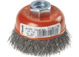Kwb AGGRESSO-FLEX® Spazzole A Tazza, Filo D'acciaio Hss Crimpato Per L'uso Con Smerigliatrici Angolari 719136 1 Pz