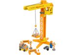 Small Foot 12007 Gru Da Cantiere Con Accessori Da Cantiere (1 Pezzo)