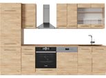 Vicco Cucina Componibile Fame-Line, 300 Cm , Pl Rovere, Quercia Dorata/Quercia Dorata