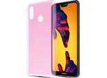 Cadorabo Custodia Per Huawei P20 Lite 2018 / Nova 3E Custodia Protettiva In Rosa Custodia Protettiva Tpu Silicone Cover Case