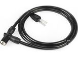 Blocca Cavo Xlc 180 Cm D 8 Mm Nero