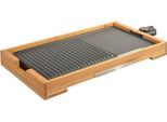 Griglia Elettrica Plancha 2000W 51X25,5Cm Kitchen Chef Kcwoodpla2000