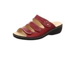Longo Mules- Rosso Pelle Liscia : Normale : 38 Taglia: 38 Larghezza: Normale