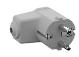 Bachmann Montage-Winkelstecker Grigio, Cee 7/7 A 2 Poli Con Protezione