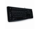 Tastiera Logitech K120 For Business, Cablata, Usb, Qwertz, Nera