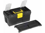 Ironside 100-442 Cassetta Degli Attrezzi In Plastica 510 X 240 X 240 Mm, Nero/Giallo
