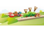 Hape Treno Rompicapo In Legno Arcobaleno E3825A